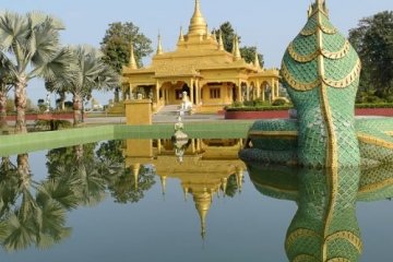 golden pagoda namsai arunachal pradesh india